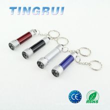 Neue Werbegeschenk Aluminium 5 LED Portable Mini Taschenlampe Großhandel Schlüsselanhänger